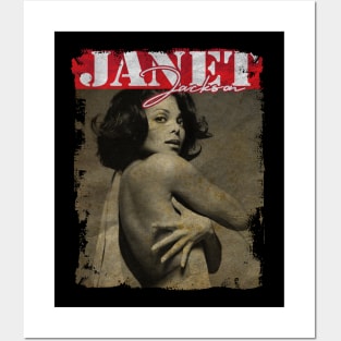 TEXTURE ART- JANET JACKSON IS QUEEN Posters and Art